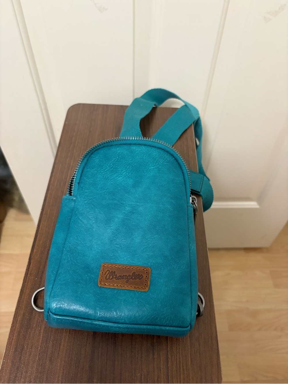 Wrangler Teal Mini Sling Crossbody Bag